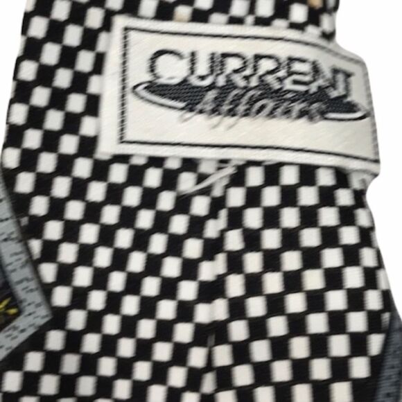Current Events Checkered Flintstones Tie Black - Picture 6 of 8